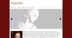 Desktop Screenshot of emilygolden.com
